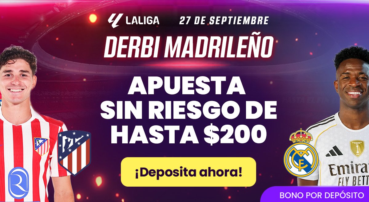 Apuesta sin riesgo de hasta $200