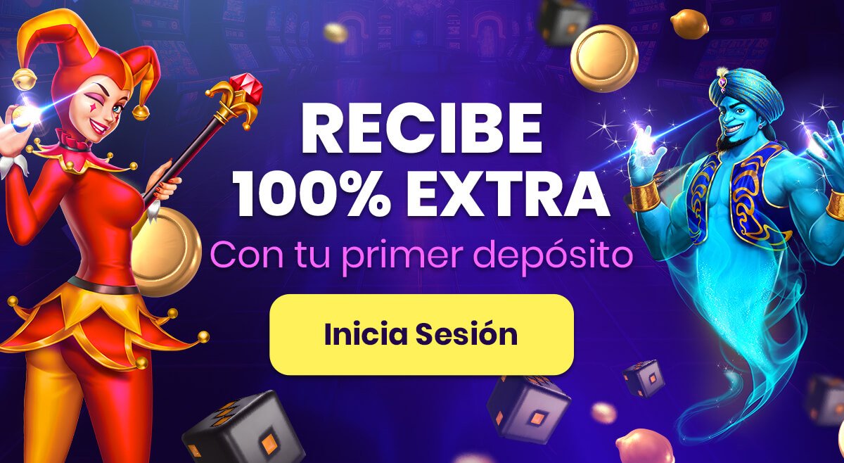 RECIBE 100% EXTRA con tu primer dep贸sito